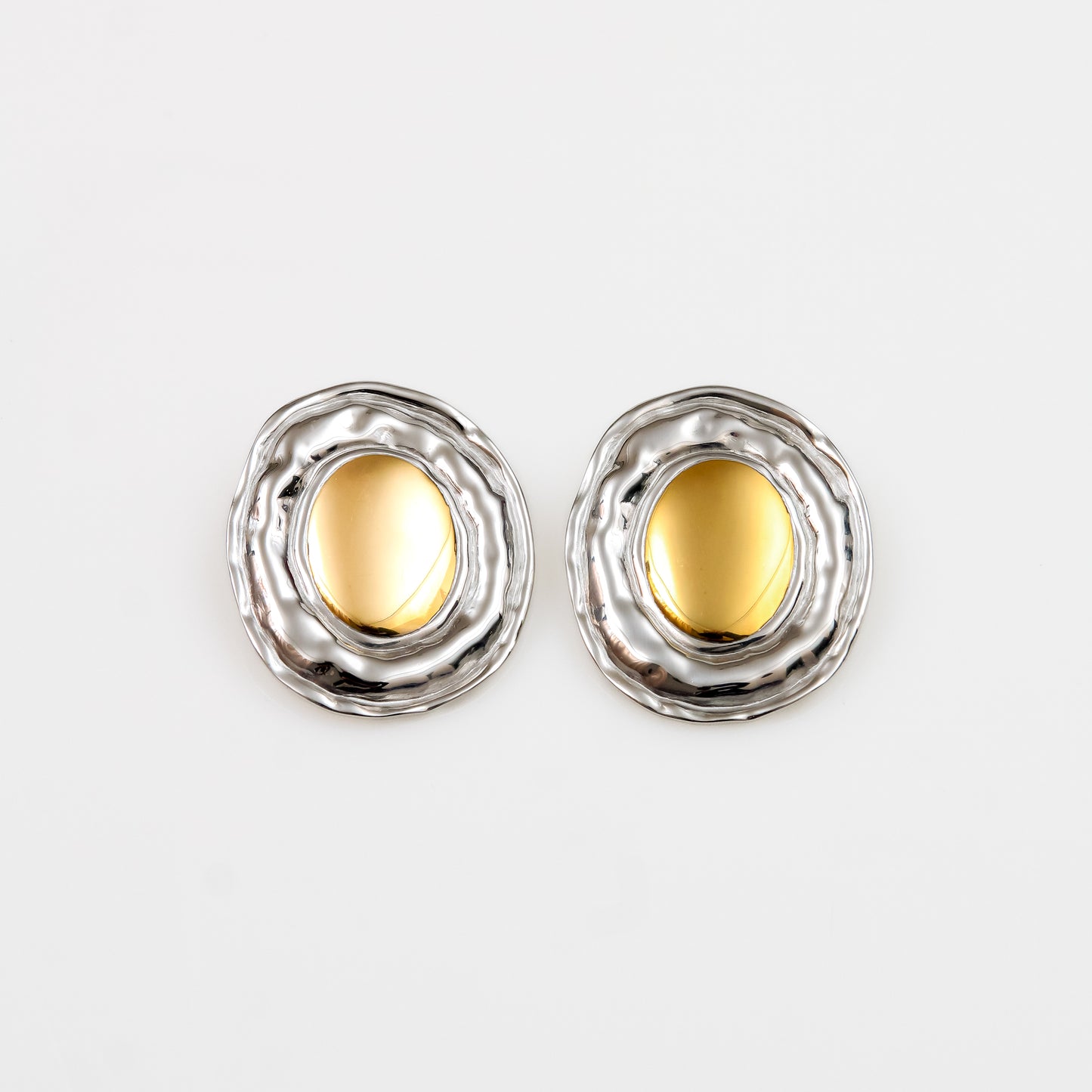 Aretes Forma Espejo Waterproof