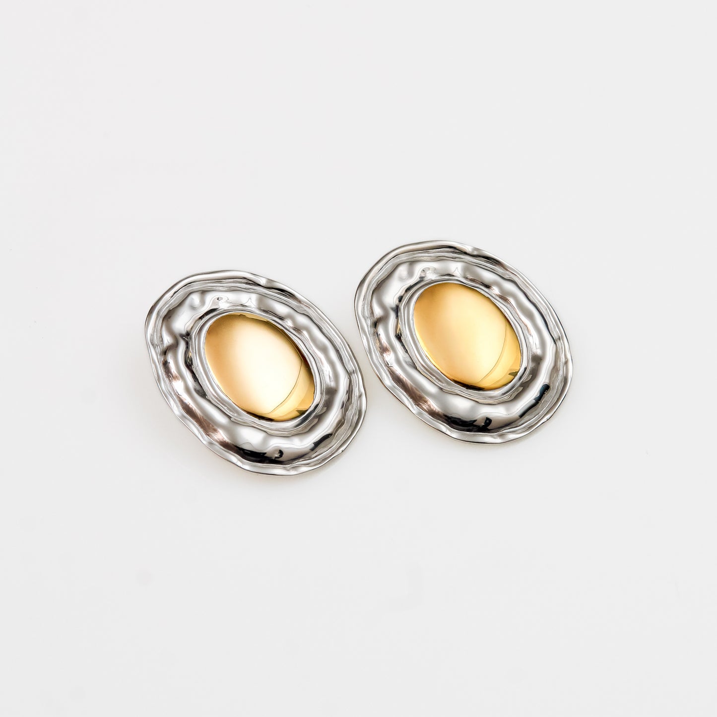 Aretes Forma Espejo Waterproof