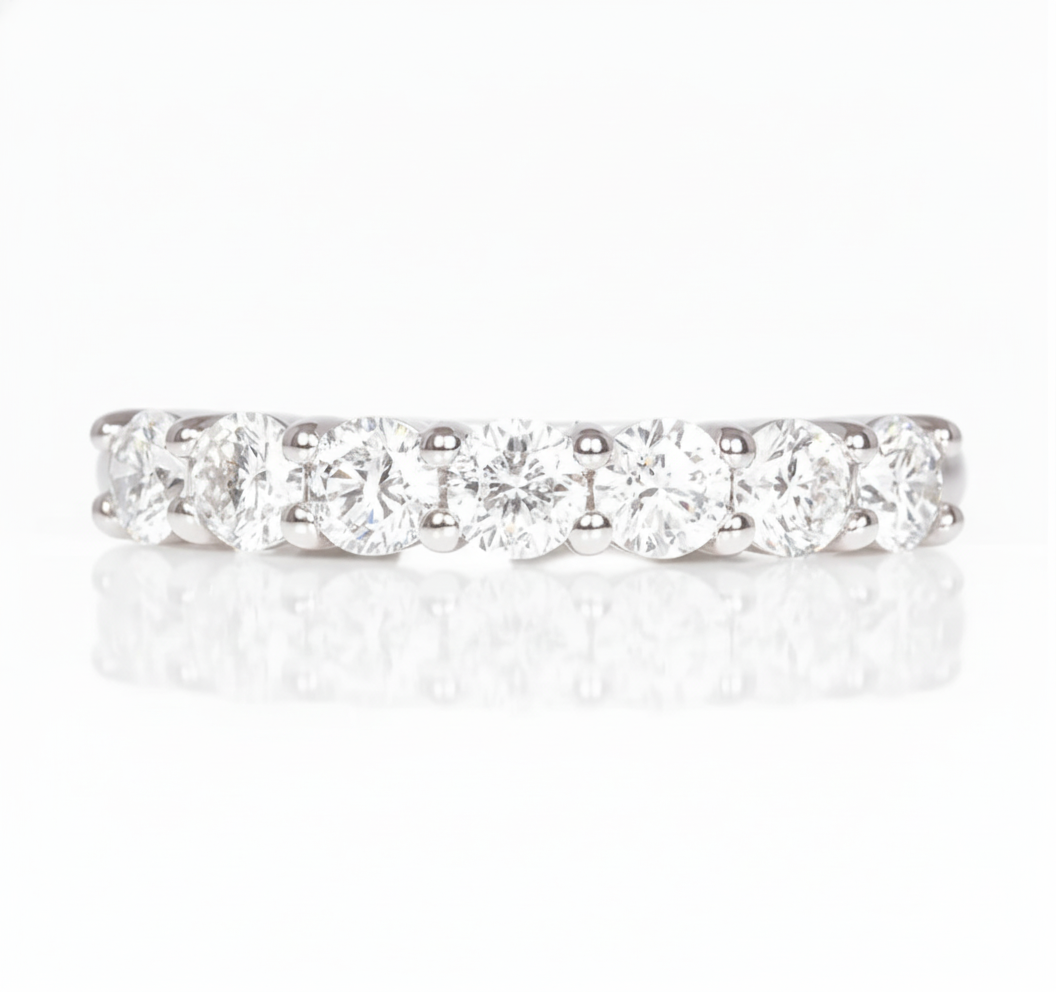 Churumbela en Oro Blanco 14k con Diamantes de Laboratorio