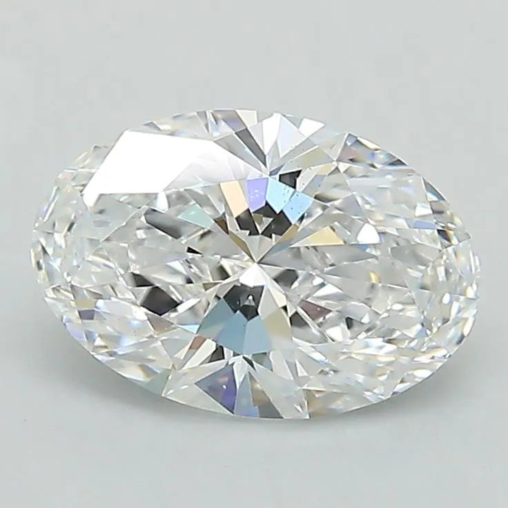 1.36ct Oval Lab Grown Diamond (Colour D, Clarity VS2, IGI Certified)