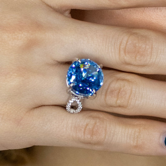 Anillo blue diamond