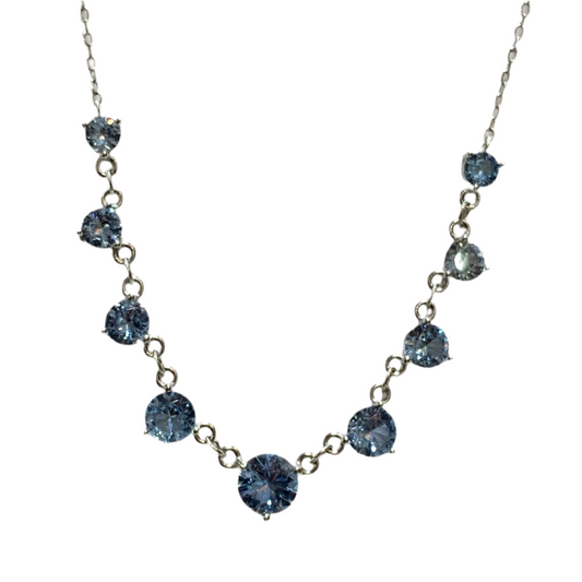 Collar de Blue Diamond en Plata 925