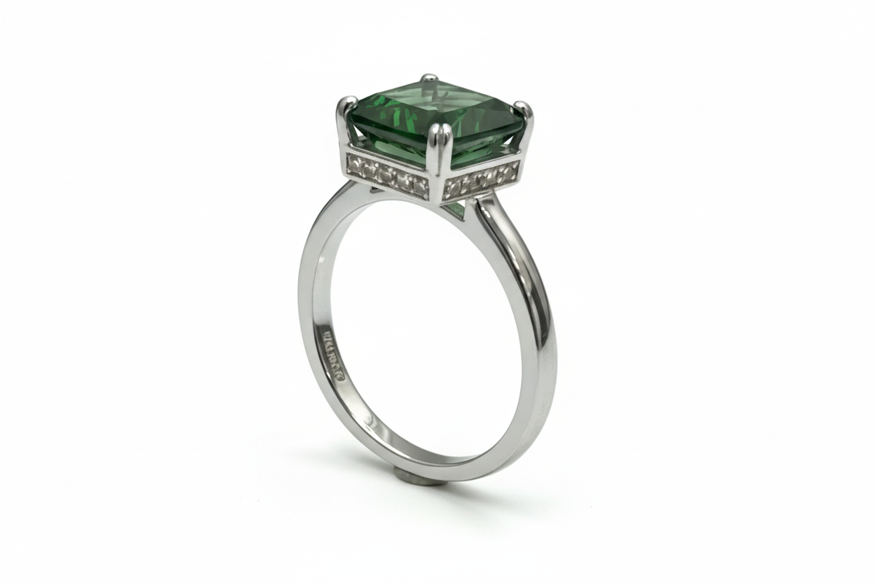 Anillo Esmeralda Evergreen