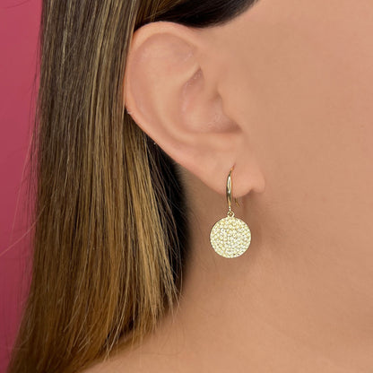 Aretes de Plata con textura