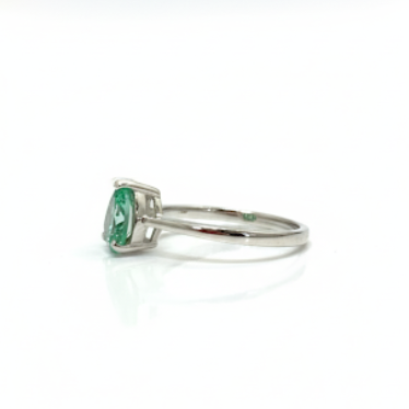 Anillo Paraiba en Plata Nano
