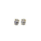 Aretes Stud Corte Oval