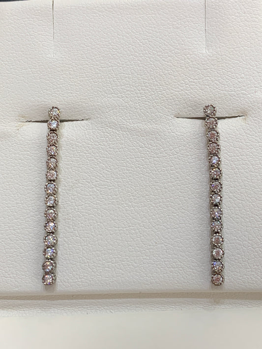 Aretes con zirconias