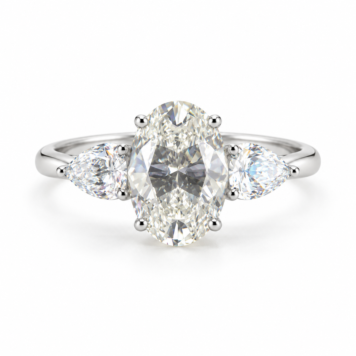 Anillo Leonora de Moissanita
