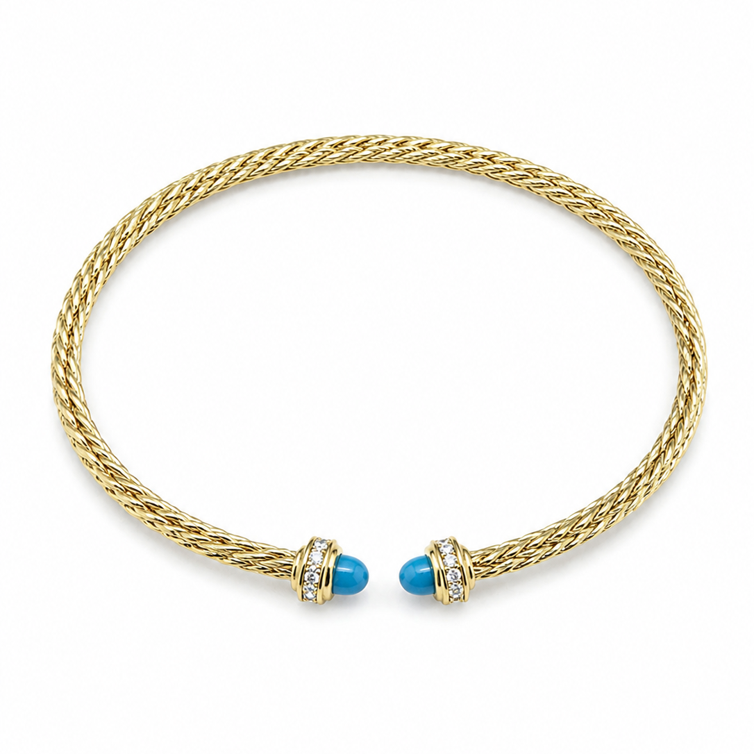 Brazalete Aurea Turquesa