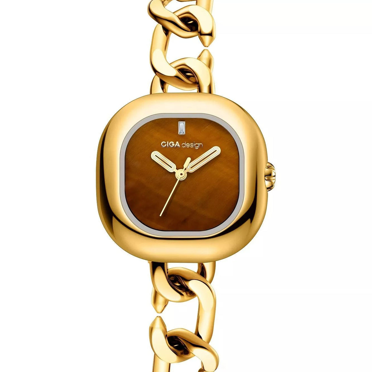 RELOJ CIGA DESIGN GOLD – TIGER'S EYE EDITION
