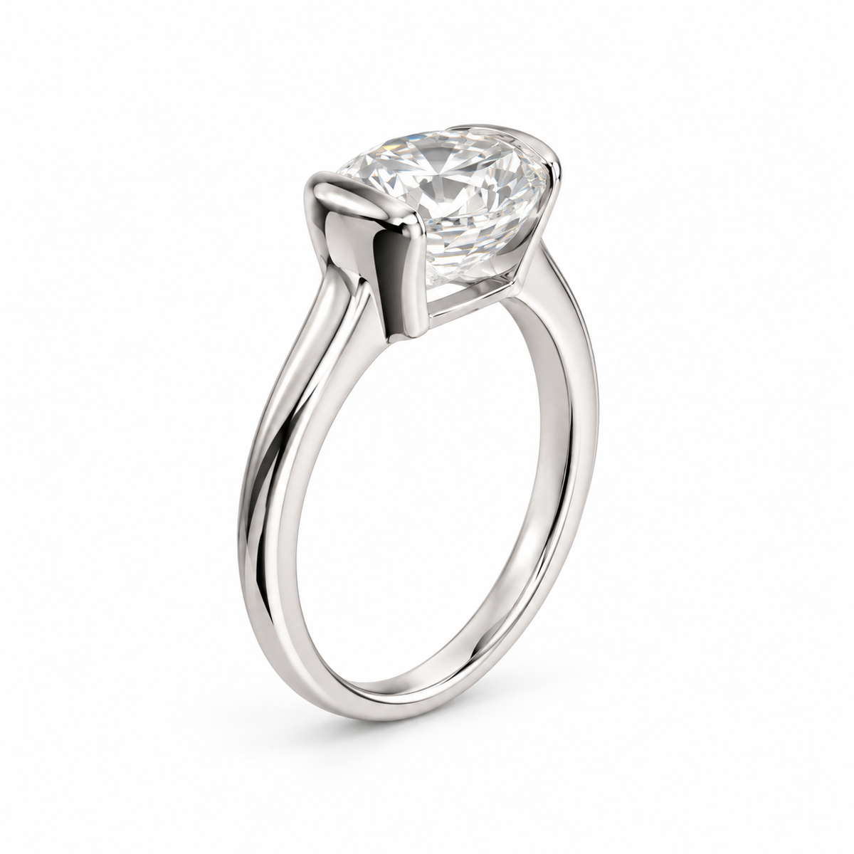 Anillo Horizonte de Moissanita