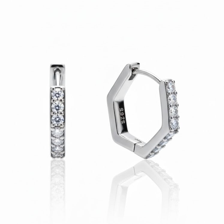 Arracadas Hexagonales