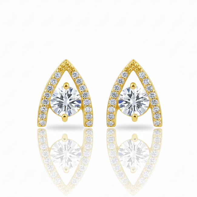 Aretes de chapa Arco de Luz