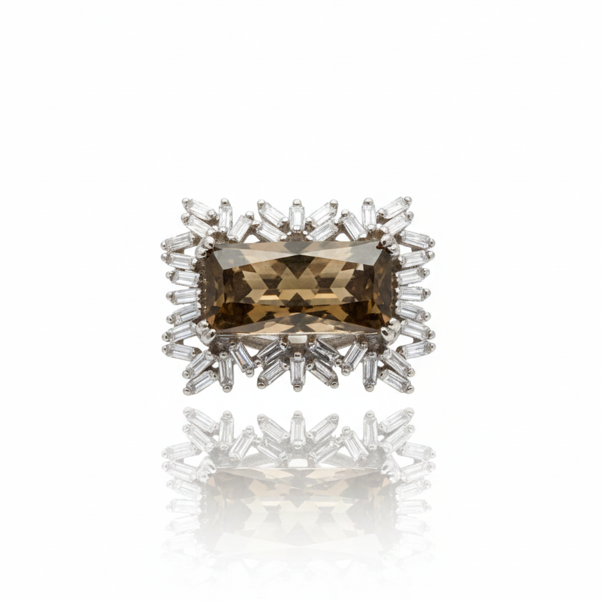 Anillo de Plata.925-Ahumado Imperial