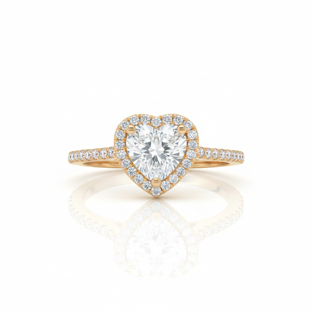 Anillo Celeste – Forma de Corazón