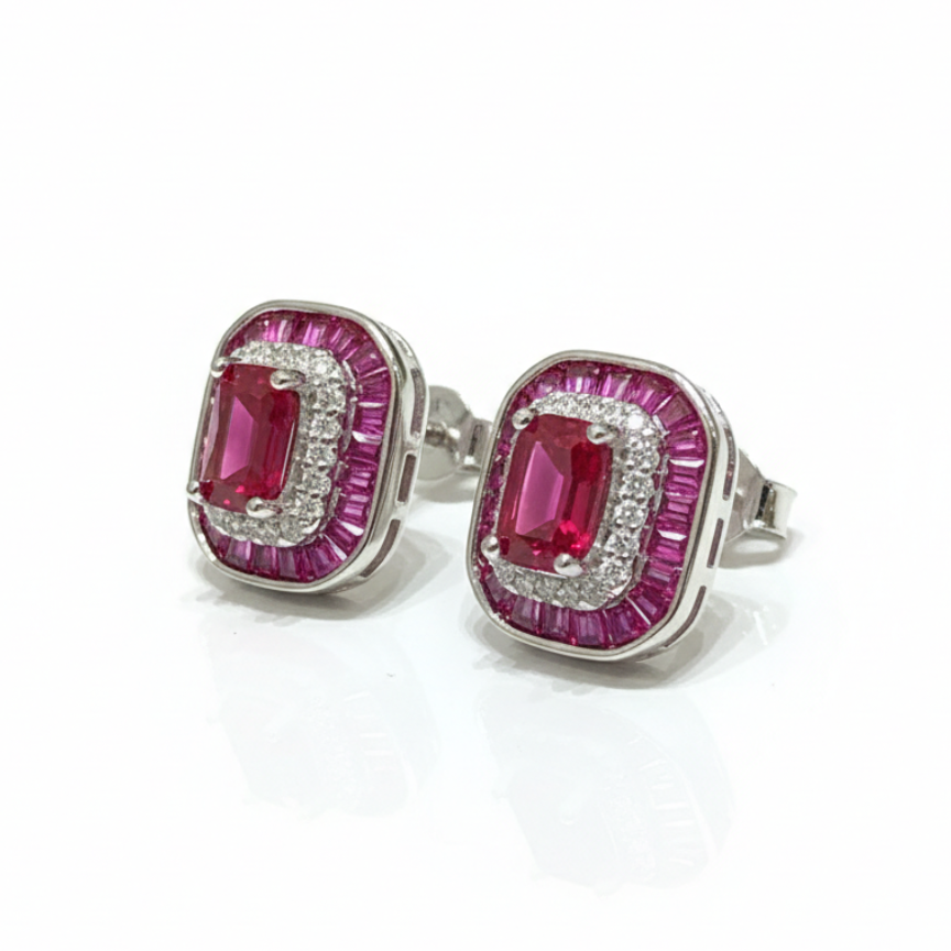 Broqueles Imperio Rubí