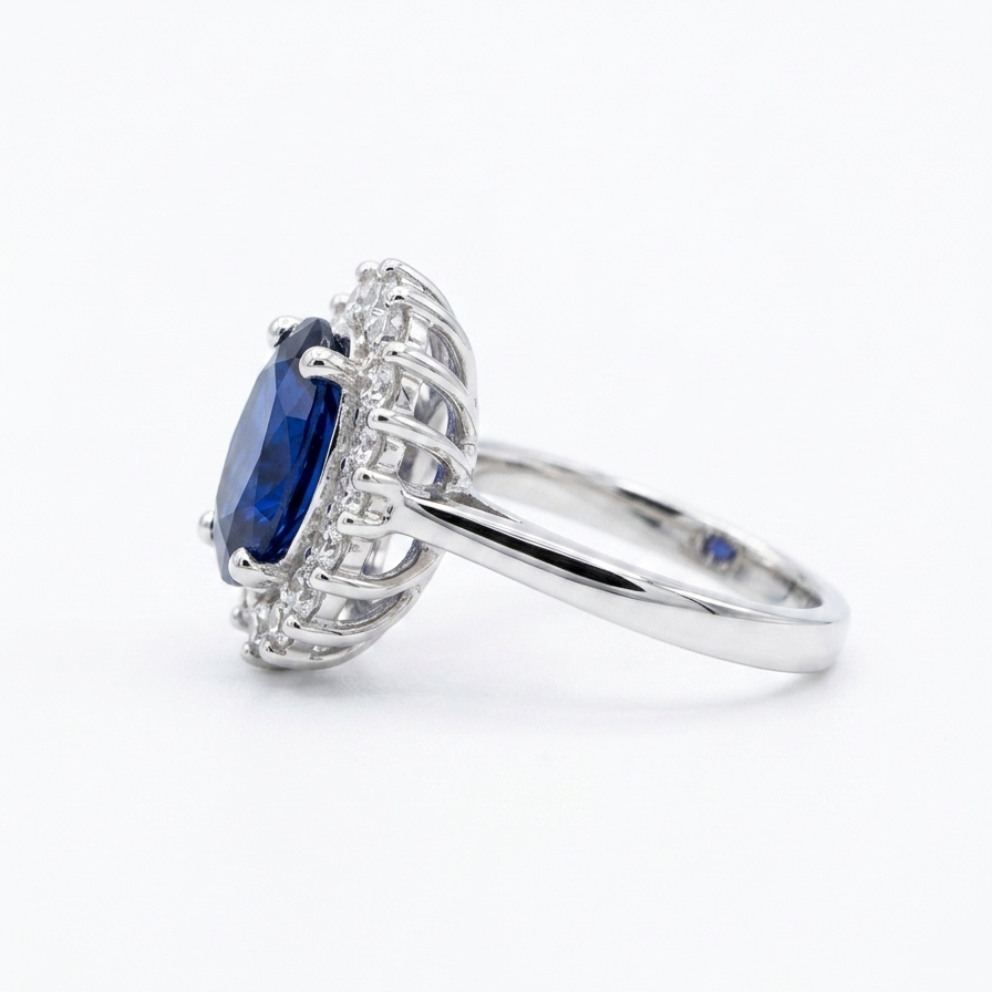 Anillo Lady Di en Plata 925