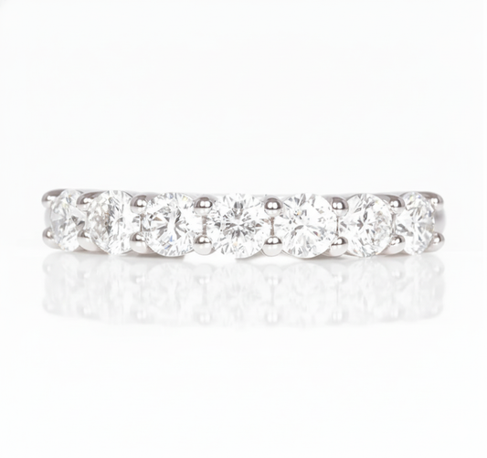 Churumbela en Oro Blanco 14k con Diamantes de Laboratorio