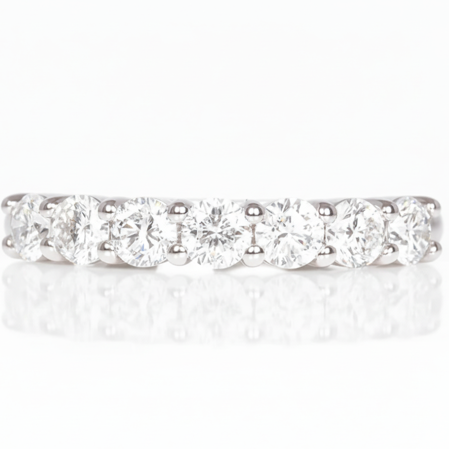 Churumbela en Oro Blanco 14k con Diamantes de Laboratorio