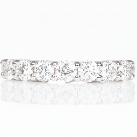 Churumbela en Oro Blanco 14k con Diamantes de Laboratorio