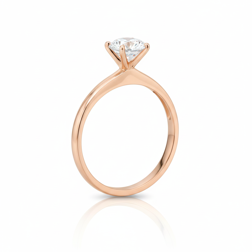 Anillo Helenan- Oro Rosa 10k