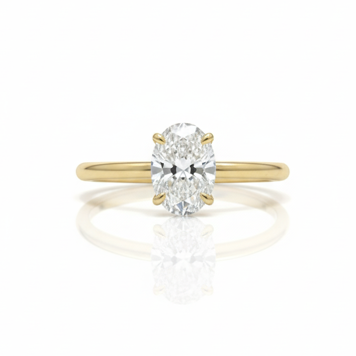 Oro Amarillo 14k · Diamante de Laboratorio 1.10 ct