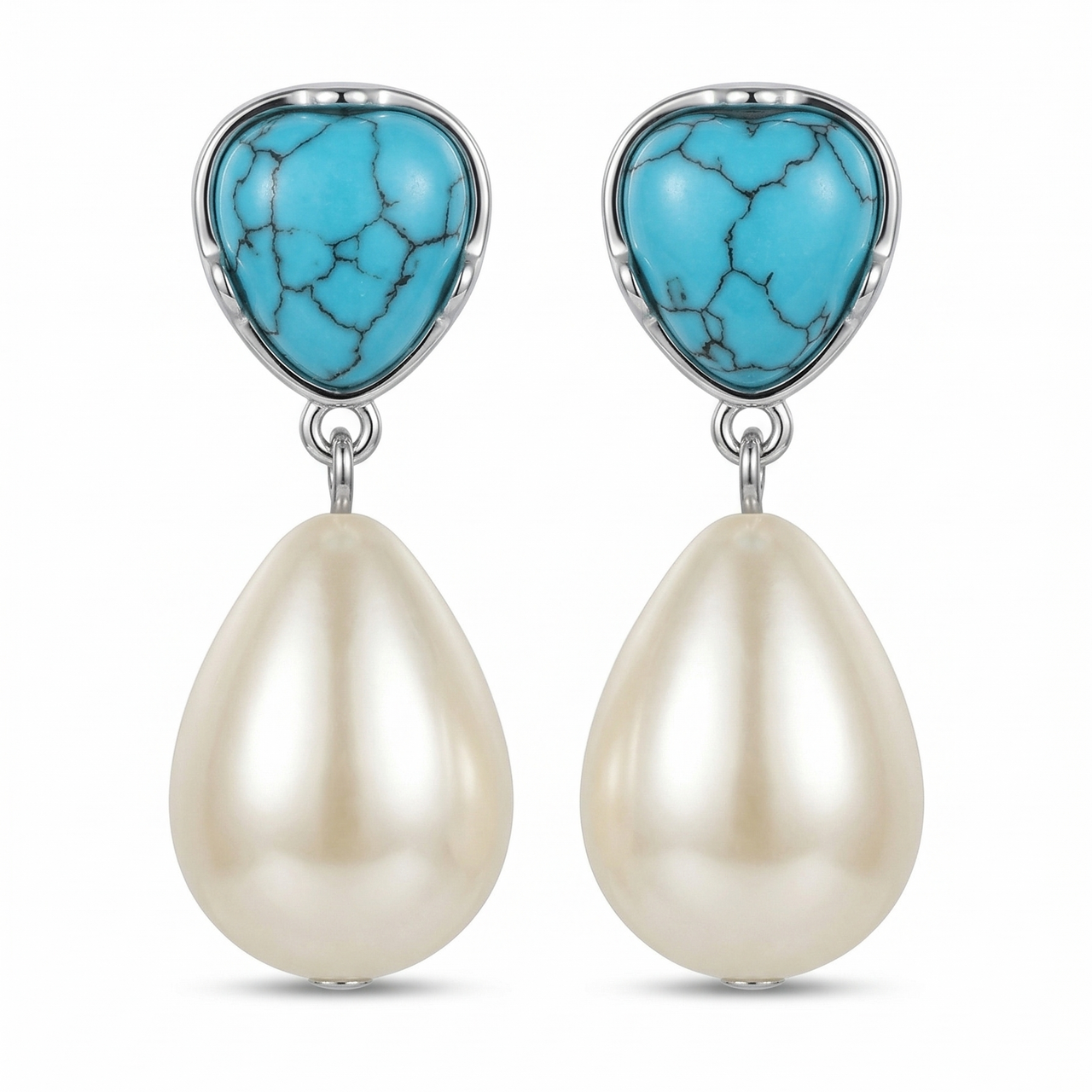 Set Elena (Turquesa & Perlas)