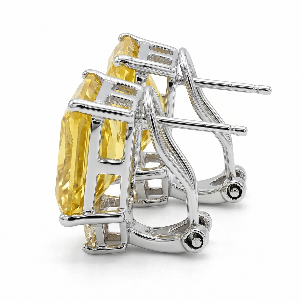 Aretes Dualidad Citrino Square