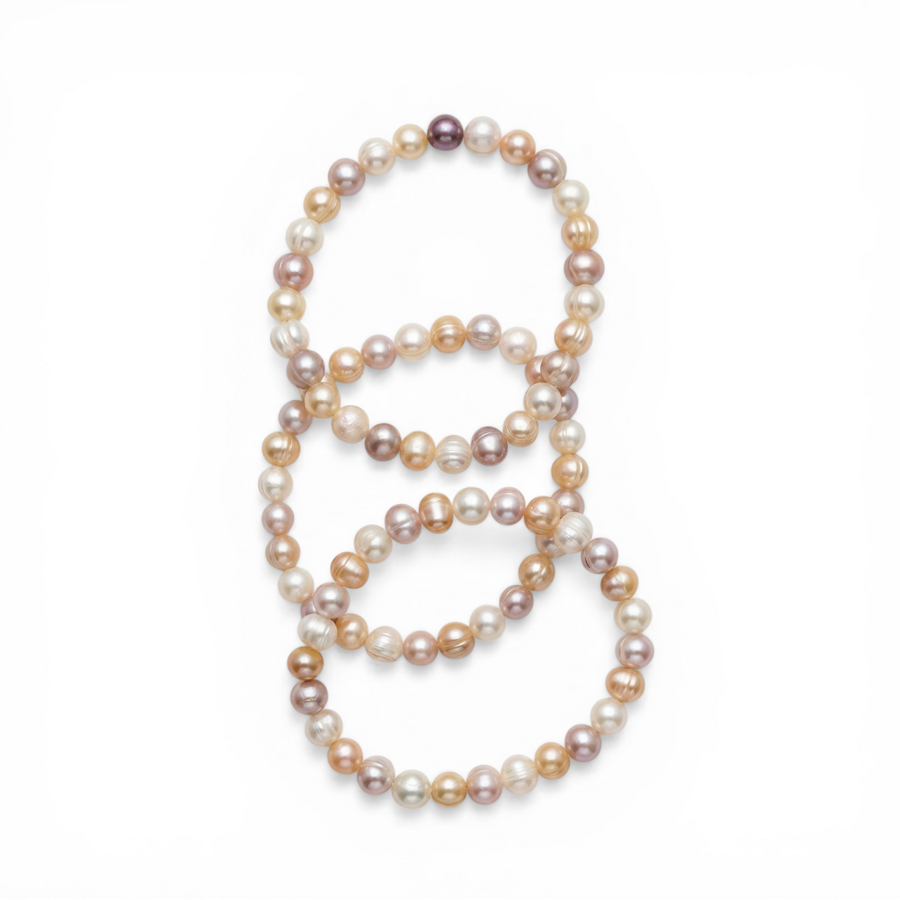 Trío de Pulseras Abril (Perlas de Rio)