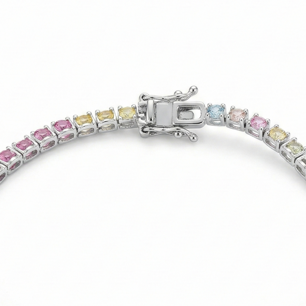 Pulsera Tennis Arcoíris Oval