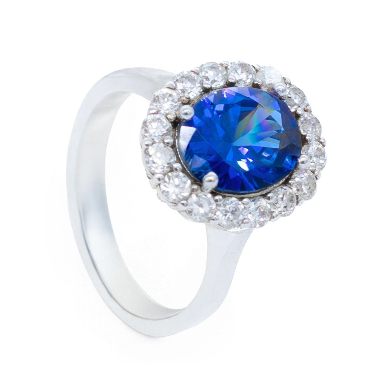 Anillo Inspirado en Lady Di en Plata 925