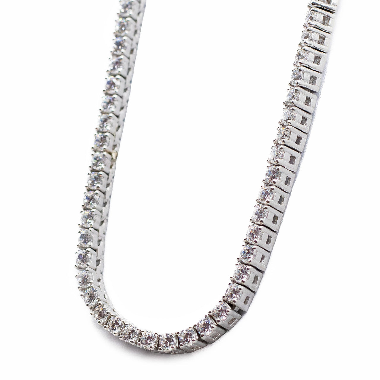 Collar Tipo Tennis en Plata .925