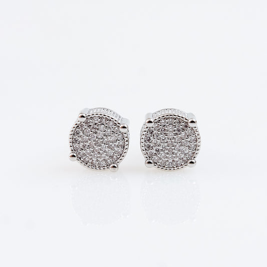 Aretes Brillo Micropavé de Zirconia AAA