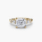 The Floral Accent Solitaire