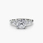 The Floral Accent Solitaire