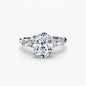 The Floral Accent Solitaire