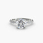 The Floral Accent Solitaire