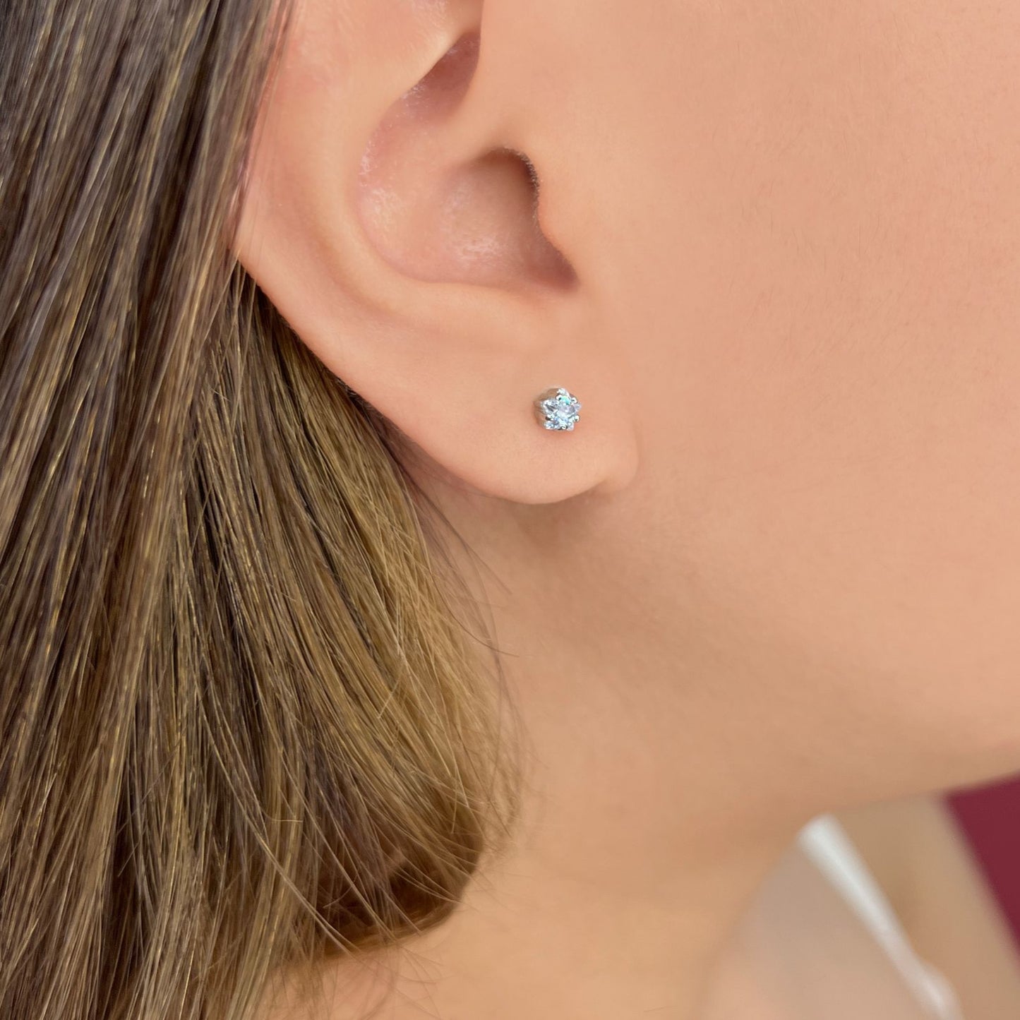 Aretes Estrella Brillante mini (LN1016)