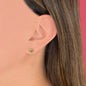 Aretes Minimalistas Dorado. (A203)