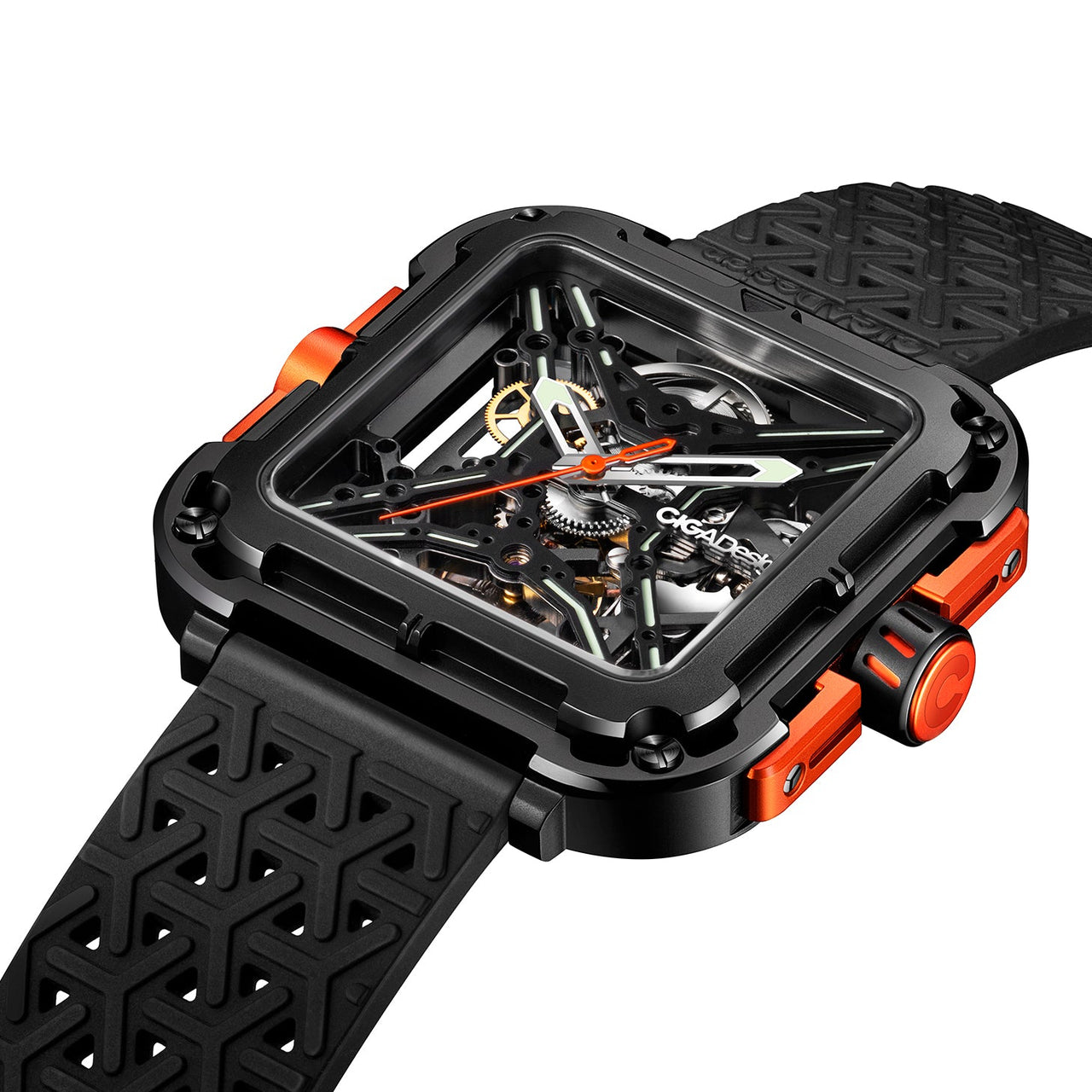 RELOJ CIGA DESIGN X SERIES – EXPLORER BLACK & ORANGE