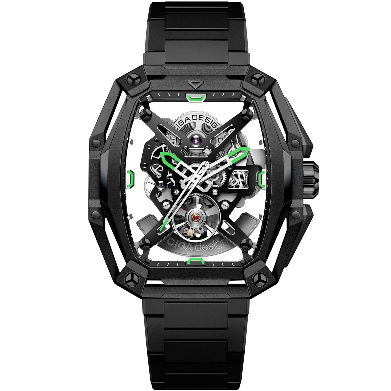 RELOJ CIGA DESIGN Z SERIES – EXPLORER BLACK & GREEN