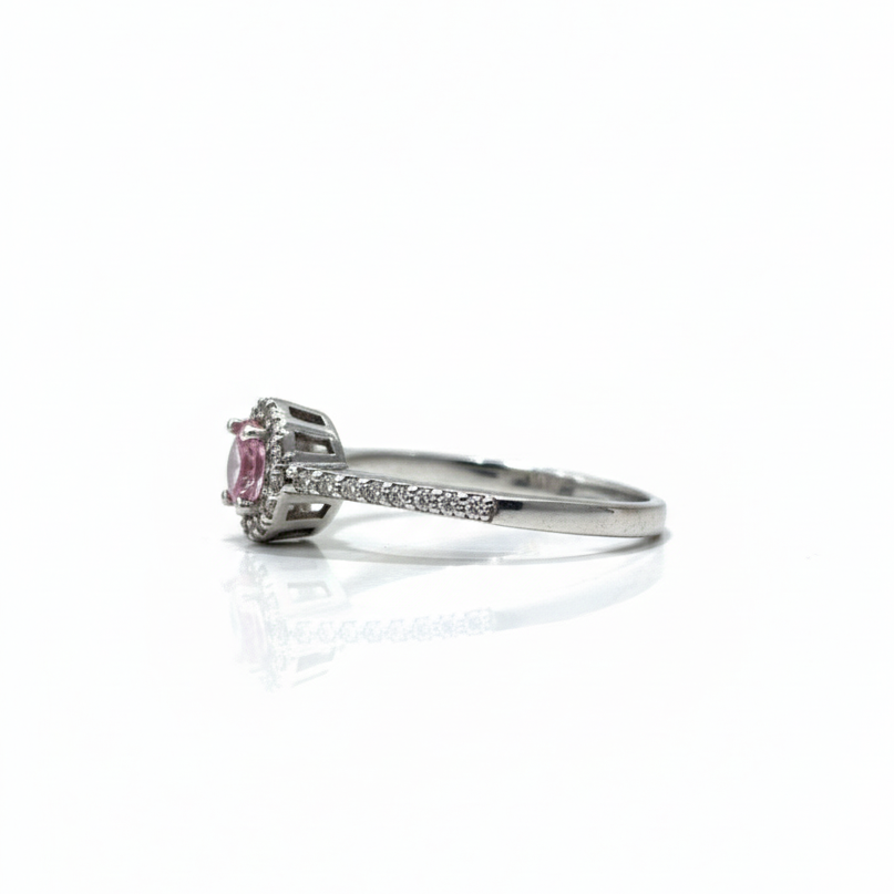 Anillo Zafiro Rosa Encanto