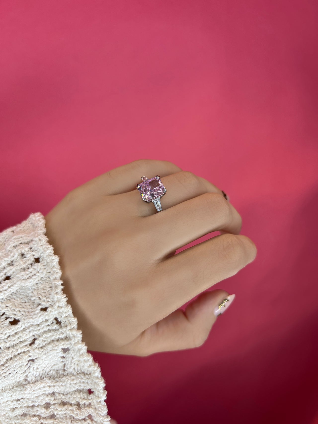 Radiant Pink Ring.