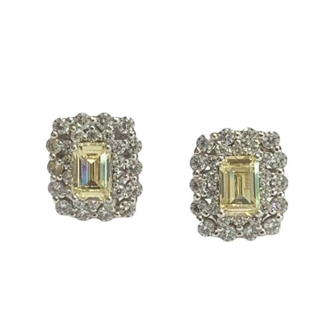 Set de Topacio Canario en Plata.925