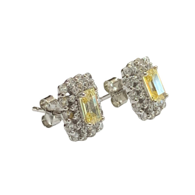 Set de Topacio Canario en Plata.925