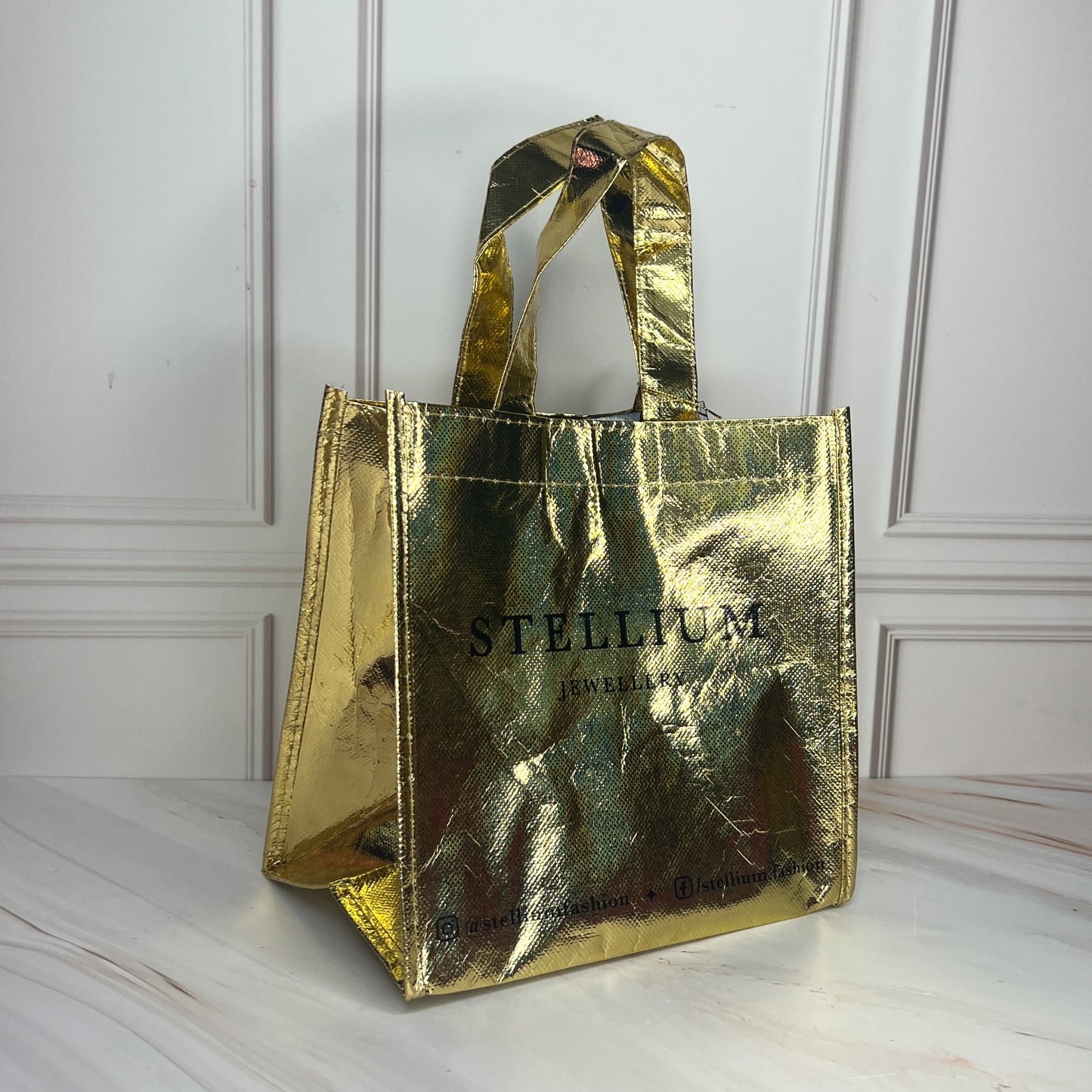 Medium Gold Bag