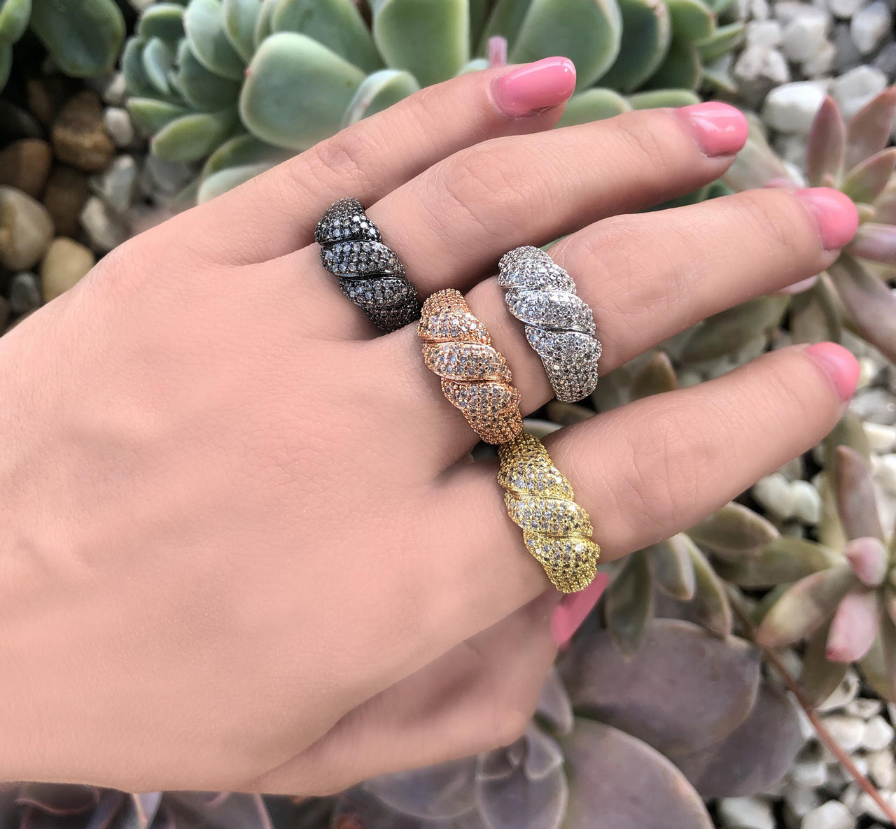Anillo con 3 eslabones (775)