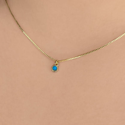 Colorful mini necklace (W011)