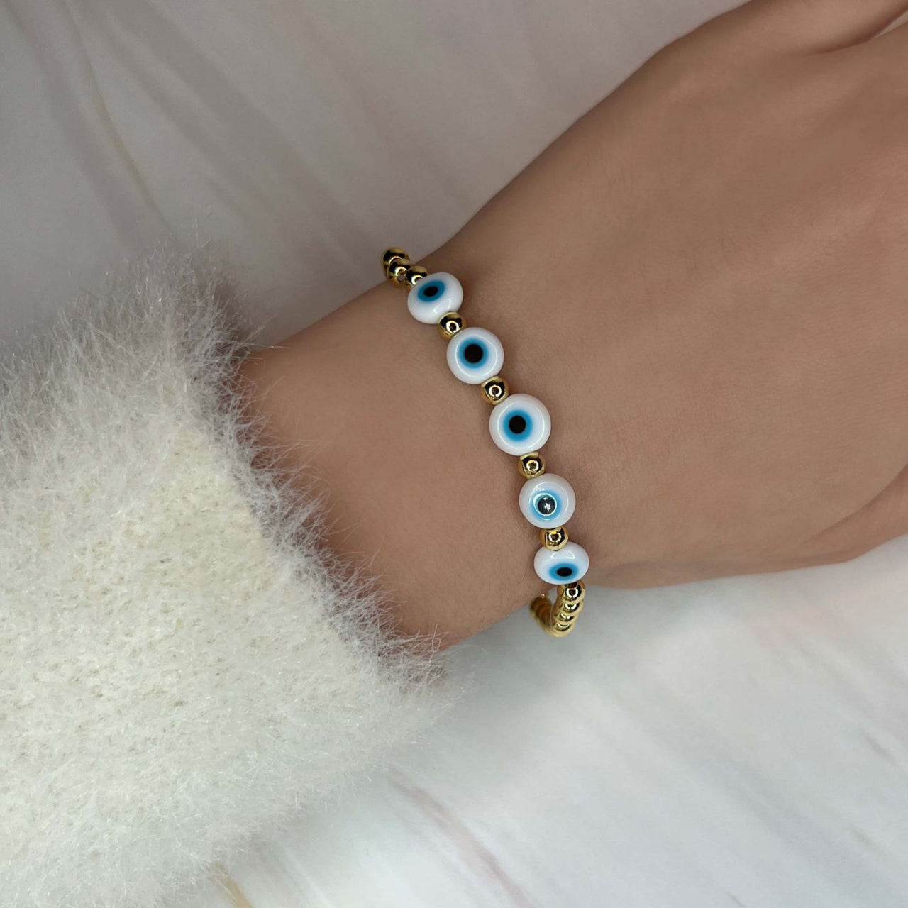 Evil eye beads bracelete (NA53)