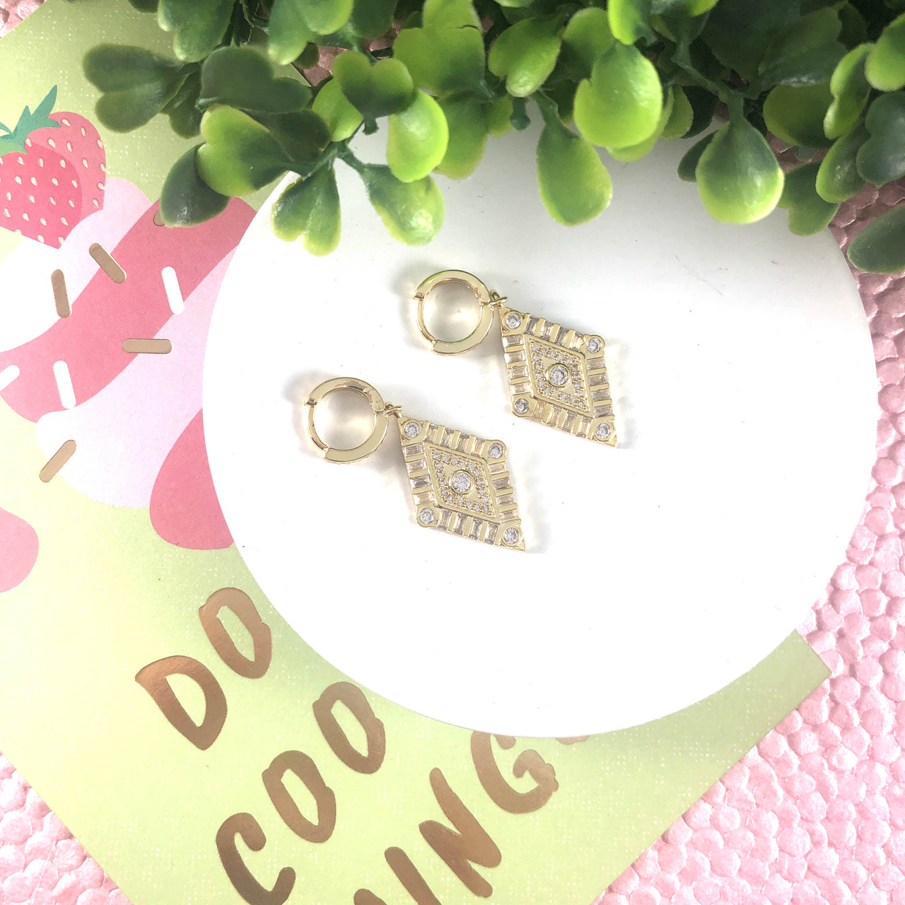 Arete rombo con zirconia (800)